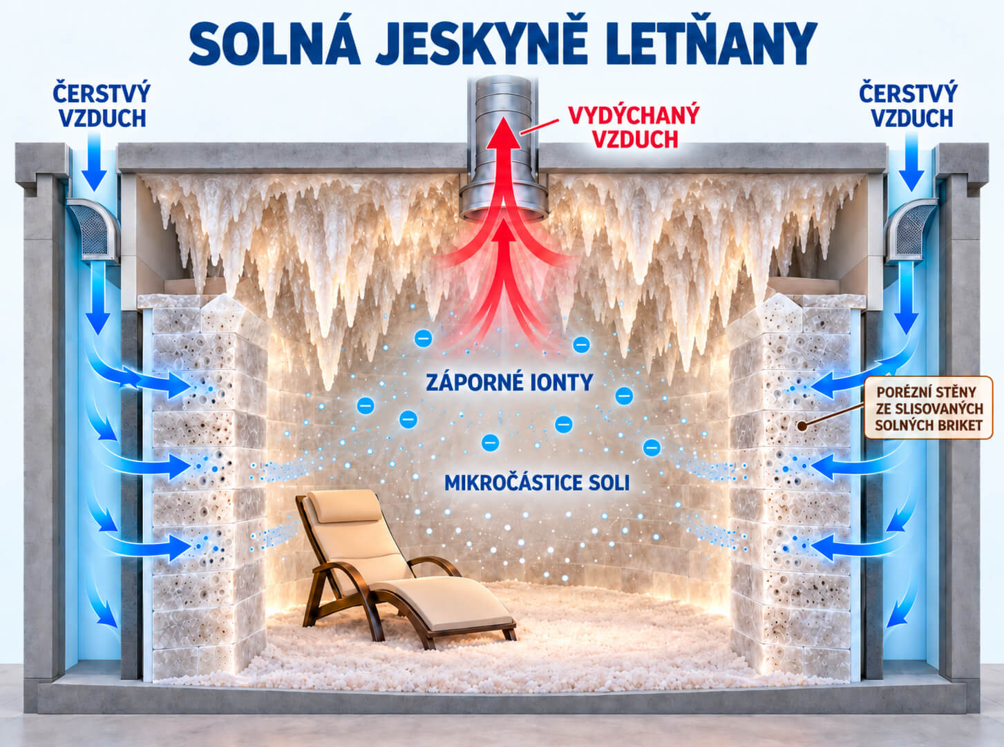 Solná jeskyně Praha Letňany
